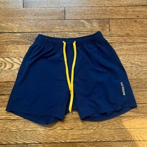 2 Bamboo Ave 5” Men’s Shorts, Small (29-32 waist), Dark Blue